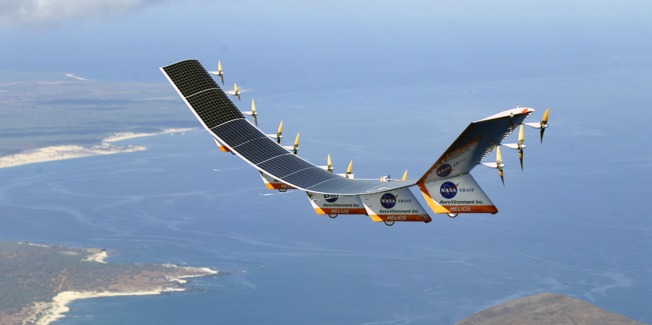Desktop nasas solar powered helios drone