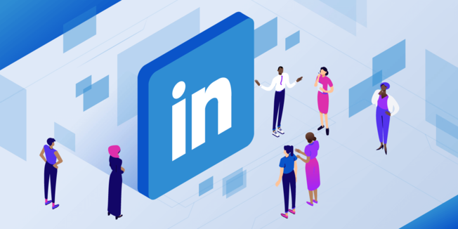 Desktop linkedin statistics