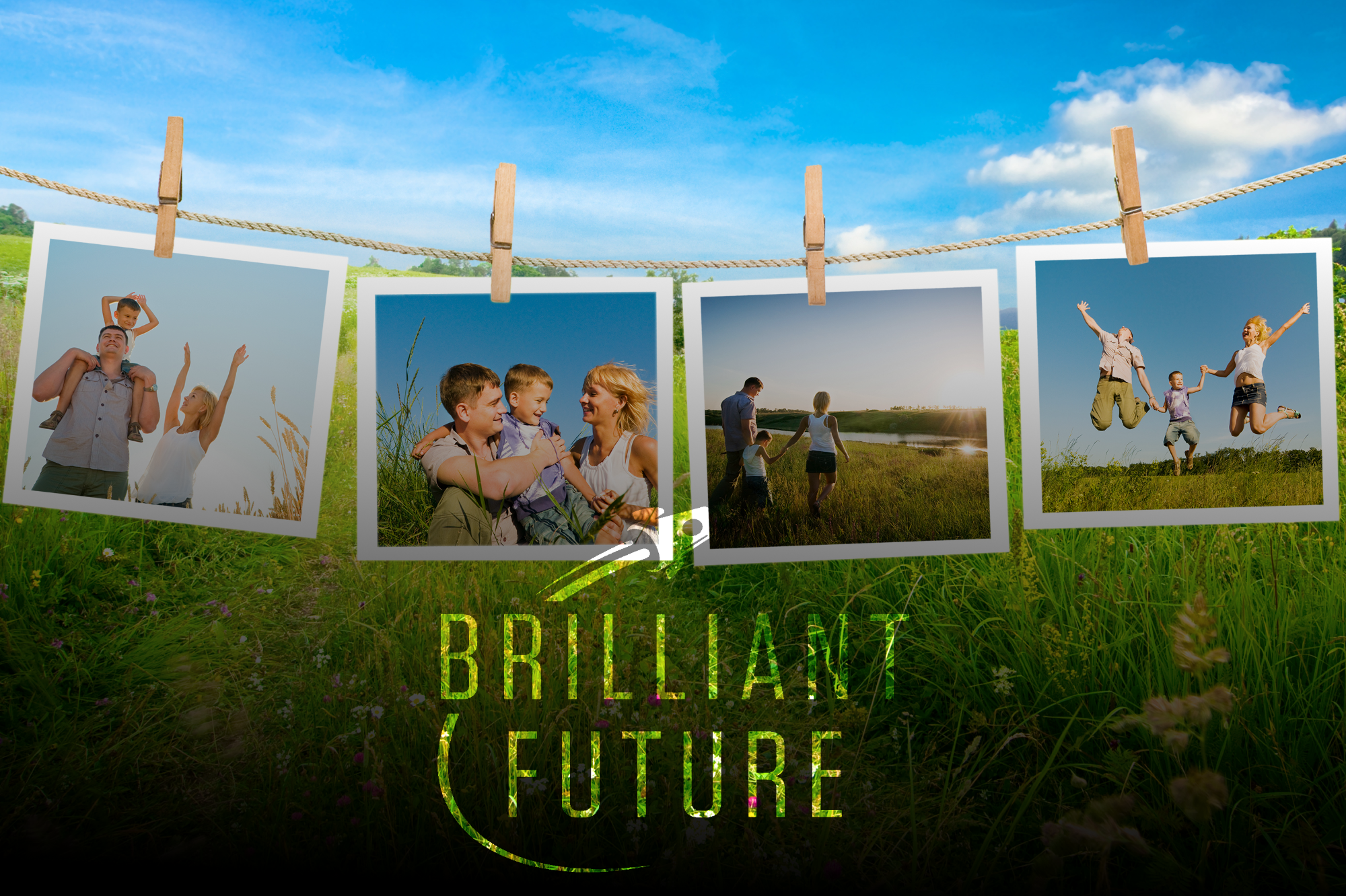 Family garland bf small