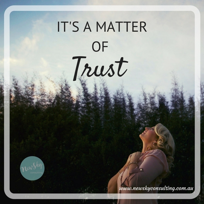 Desktop its a matter of trust blog pic