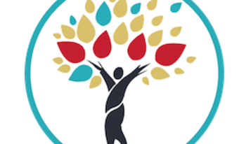 Influex store tree badge teal circle