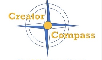 Influex store creator compass logo for circle