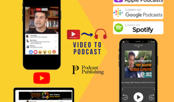 Influex store video to podcast
